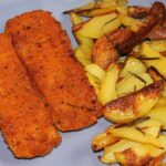 Fischstäbli mit Kartoffeln