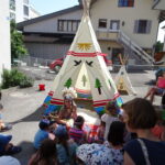 Tag des Kindes 2018: Indianerdorf in Familienzentrum Bezirk Affoltern
