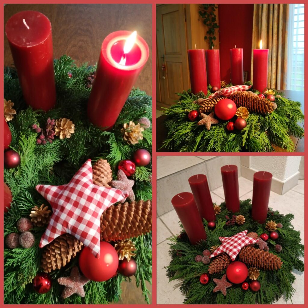 Adventskranz kreieren in Familienzentrum Bezirk Affoltern
